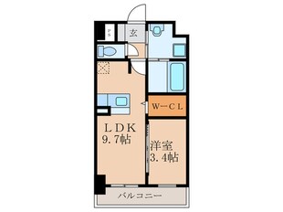 サンフォート小倉の物件間取画像